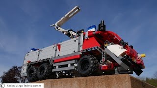 Lego Technic 42068 Airport Rescue Vehicle Motorized  SET 2017 [upl. by Loesceke]