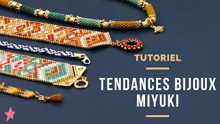 TUTORIEL  Tendances Bijoux DIY Tissage de Perles 20212022 [upl. by Nueormahc471]