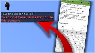 PocketmineMP quotYou do not have premission to use this commandquot Error FIX  Minecraft PS4 Server join [upl. by Adamson]