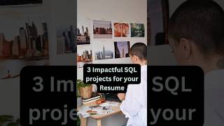 3 Unique SQL Projects to Make your Resume Stand Out ♥️😊 shorts sql coding [upl. by Fernande]