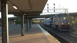 CSX S988 With Brand New MetroNorth Siemens SC42DM at Syracuse NY October 20 2024 [upl. by Snej823]