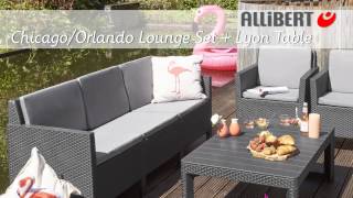 Allibert Chicago lounge set met Lyon table Assembly video [upl. by Gundry353]