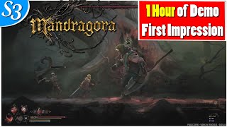 Mandragora  25D Bloodborne Inspired Soul Like Metroidvania  Demo Gameplay [upl. by Nyliram610]