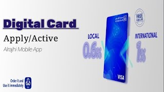 How To Apply Alrahji Digital Card Kisa Apply Kora Alrajhi Digital ATM Card Alrahji Mobile App [upl. by Won]