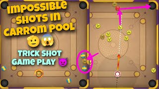 Impossible Trick Shot 🫡😱  Carrom Pool  Carrom Board [upl. by Shue]