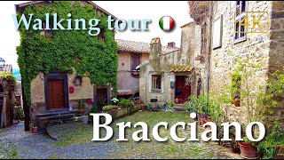 Bracciano Lazio Italy【Walking Tour】History in Subtitles  4K [upl. by Anhcar]