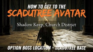 How To Get To Scadutree Avatar Hidden Boss  Scadutree Base Location  Elden Ring DLC [upl. by Jevon565]