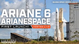 Watch The Ariane 6 Launch For The First Time [upl. by Dnomasor]