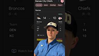 Broncos vs Chiefs Halftime Report nflfootballsportsshortsviral [upl. by Breanne]