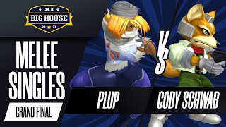 Plup Sheik vs Cody Schwab Fox  Melee Singles Grand Final  The Big House 11 [upl. by Llennoc]