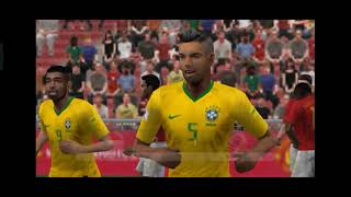 Indonesia VS Brazil Final Piala Dunia PES 2018 [upl. by Raddi]