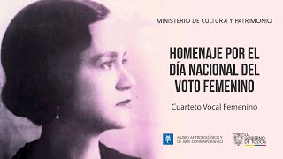 Homenaje por el Día Nacional del Voto Femenino 2020  Cuarteto vocal femenino [upl. by Ahto]