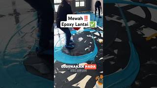 Mewah‼️Epoxy Lantai epoxy epoxyresin fyp fypshort short [upl. by Elia]