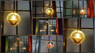 Easy diwali decoration ideas diwalidecoration diwalidecorationidea diwalirangolidesigns2024 [upl. by Ahsirhcal]