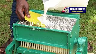 MAKING CHALK WITH A KISA PROJECTS IMM DUSTLESS CHALK MAKING MACHINE OF 400 CAVITIES [upl. by Galanti]