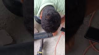 HDPE pipe joint hdpe pipe welding process [upl. by Namso564]