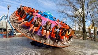 Reverse Time Spinning Ride POV Quassy Amusement Park Connecticut [upl. by Rebecca126]