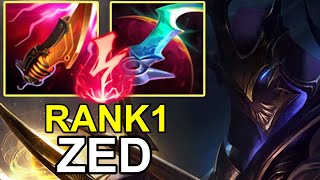 LOL CN BEST ZED  Fanren Zed vs Tristana Master  Challenger Zed Gameplay S1420 [upl. by Trebla317]