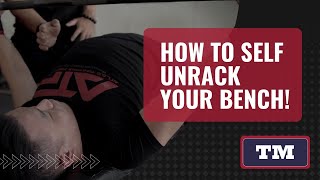 How to self unrack your bench [upl. by Ylime]