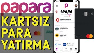 Papara Hesabına Kartsız Para Yatırma ATM den [upl. by Eicyak]