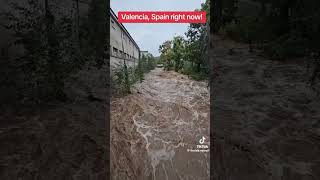 Valencia 3 ottobre 2024  cambiamento climatico Alluvione [upl. by Frans]