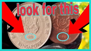 Rare and Valuable Singapore 1991\ 10 Cent Coin value and history [upl. by Renaxela333]