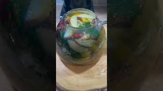 Fruit tea delicious cosyseason familytimecoldseason [upl. by Halihs]