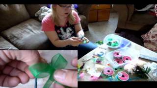 Dog Grooming Creative Bow Making Part 1 [upl. by Hgielrahc]