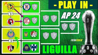 ✅🔥 ASÍ SE JUGARAN LOS PARTIDOS de PLAY IN Liga MX APERTURA 2024 ✅ EQUIPOS CLASIFICADOS a LIGUILLA [upl. by Krasner]