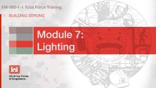 NAVFAC Safety Training Module 7 Lighting [upl. by Correna524]