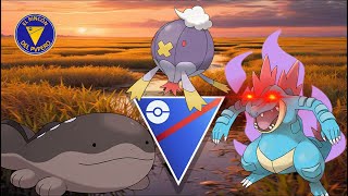 EQUIPO PARA LIGA SUPER ABIERTA Drifblim  Feraligatr  Clodsire  Pokémon Go PVP [upl. by Alue]