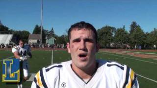 2009 Lycoming Football  Interviews After Susquehanna Game [upl. by Kayla]