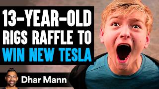 14YearOld RIGS RAFFLE TO WIN New TESLA What Happens Next Is Shocking  Dhar Mann Studios [upl. by Joris]