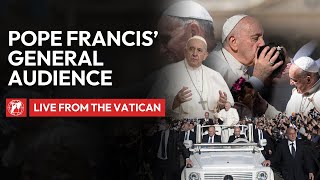 LIVE from the Vatican  General Audience with Pope Francis  August 7th 2024 [upl. by Lezti]