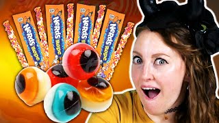 Irish People Try NEW Halloween Candy [upl. by Llebpmac839]