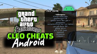 Cleo Cheats For all Android Including 11 12 amp 13 GTA San Andreas Game  Kaarma [upl. by Prisilla]