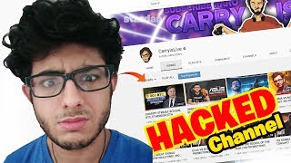 Carryminati s CHANNEL LIVE HACKED CarryisLive  Full Recording HACKER carryislivehacked [upl. by Aisek45]