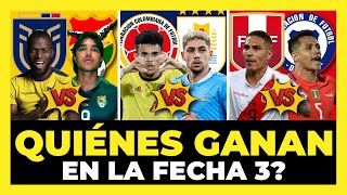 Previa Fecha 3 Eliminatorias Sudamericanas Mundial 2026⚽🏆 [upl. by Sucam]