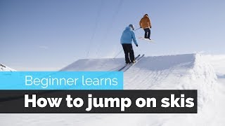 How to Jump on Skis  a Beginner Skiers Progression [upl. by Einneb772]