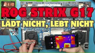 Asus ROG G17 Strix G713Q ist tot lässt sich nicht mehr einschalten [upl. by Woodie188]