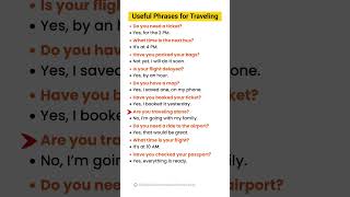 English Conversation Practice for Traveling Learn Useful Phrases Improve English Speaking Skills [upl. by Jermaine]