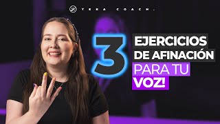 3 EJERCICIOS DE AFINACIÓN DE VOZ  MEJORA TU AFINACIÓN VOCAL AHORA  YEKA COACH [upl. by Iaverne]