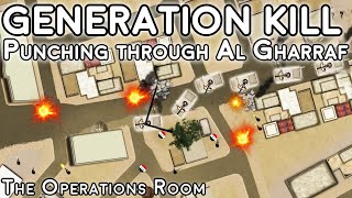 Generation Kill  1st Recon Punches Through AlGharraf  Animated [upl. by Ahsieyk]