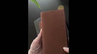 Mens Faux Leather Long Wallet 90 off on Temu New order Trick [upl. by Attecnoc]