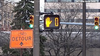 Traffic Lights amp Flashing Crosswalk Signals  W Grand Bl amp Second [upl. by Fredric200]