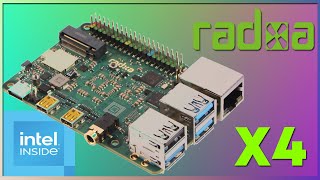 RADXA X4 INTEL N100 SBC FANLESS6WATTS TDP on UBUNTU NOBLE  SOME GAMING [upl. by Imaj496]