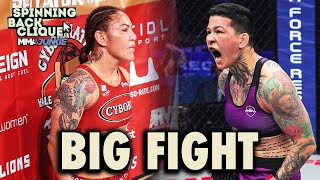 Cris Cyborg vs Larissa Pacheco OFFICIAL Best Fight in Womens MMA Today  Spinning Back Clique [upl. by Kalasky]