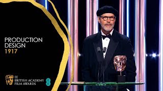 1917 Wins Production Design  EE BAFTA Film Awards 2020 [upl. by Simetra]