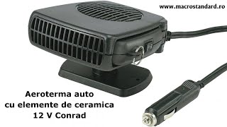 Prezentare Aeroterma auto cu elemente de ceramica 12 V Conrad [upl. by Hamel]