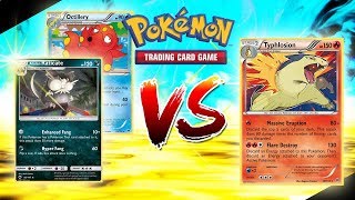 Alolan Raticate ZERO ENERGY VS Typhlosion  BUDGET DECK MATCH  Pokemon TCG Post Rotation [upl. by Simmie]